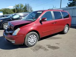 Salvage cars for sale at Ham Lake, MN auction: 2014 KIA Sedona LX