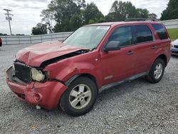 Salvage cars for sale at Gastonia, NC auction: 2008 Ford Escape XLT