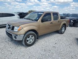 Salvage cars for sale at Taylor, TX auction: 2005 Nissan Frontier Crew Cab LE