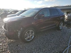 Salvage cars for sale at Wayland, MI auction: 2017 Ford Edge Titanium