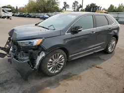 2021 Ford Edge Titanium en venta en Woodburn, OR