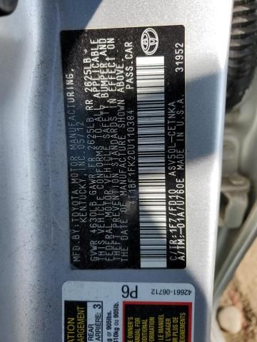 2012 Toyota Camry Base