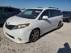 Salvage cars for sale at Taylor, TX auction: 2011 Toyota Sienna Sport