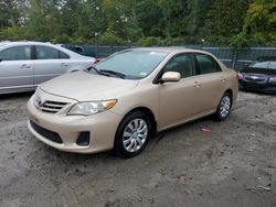 Toyota Vehiculos salvage en venta: 2013 Toyota Corolla Base