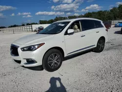 Salvage cars for sale at New Braunfels, TX auction: 2017 Infiniti QX60