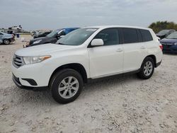 Toyota salvage cars for sale: 2013 Toyota Highlander Base