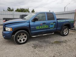 Salvage cars for sale at Nisku, AB auction: 2004 Dodge RAM 1500 ST