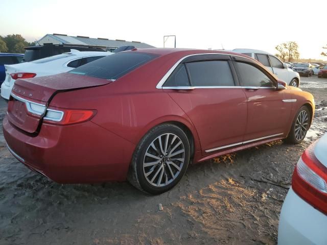 2017 Lincoln Continental Select