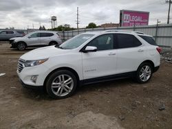 Chevrolet salvage cars for sale: 2018 Chevrolet Equinox Premier