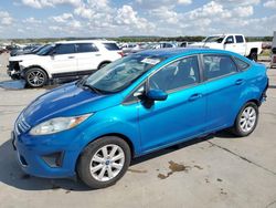 Salvage cars for sale at Grand Prairie, TX auction: 2012 Ford Fiesta SE