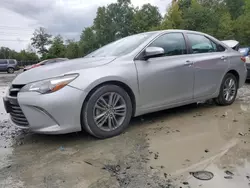 Salvage cars for sale at Waldorf, MD auction: 2015 Toyota Camry LE