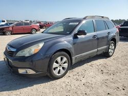 Salvage cars for sale at Houston, TX auction: 2011 Subaru Outback 2.5I Premium