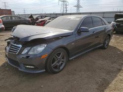 Salvage cars for sale from Copart Elgin, IL: 2012 Mercedes-Benz E 350 4matic