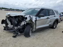 Salvage cars for sale at Arcadia, FL auction: 2021 Ford Explorer Police Interceptor