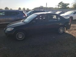 Honda salvage cars for sale: 2005 Honda Civic LX