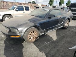 Salvage cars for sale at Wilmington, CA auction: 2007 Ford Mustang