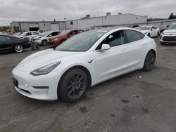 Salvage cars for sale at Vallejo, CA auction: 2018 Tesla Model 3