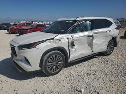 Salvage cars for sale at Taylor, TX auction: 2021 Toyota Highlander Platinum