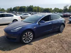 Tesla salvage cars for sale: 2018 Tesla Model 3