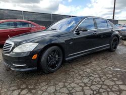 Salvage cars for sale at Woodhaven, MI auction: 2012 Mercedes-Benz S 550 4matic