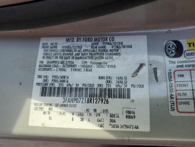 2008 Ford Fusion SE