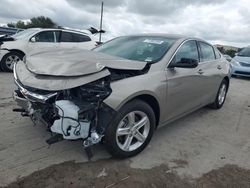 Salvage cars for sale at Orlando, FL auction: 2022 Chevrolet Malibu LS