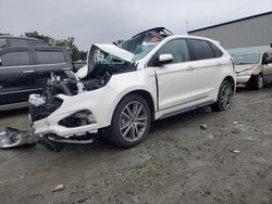 Salvage cars for sale at Spartanburg, SC auction: 2019 Ford Edge Titanium