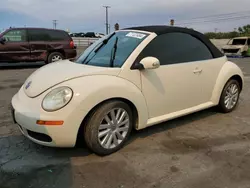 Salvage cars for sale at Colton, CA auction: 2008 Volkswagen New Beetle Convertible SE