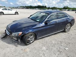 Mercedes-Benz salvage cars for sale: 2015 Mercedes-Benz C 300 4matic