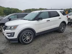 Salvage cars for sale at Windsor, NJ auction: 2016 Ford Explorer Sport