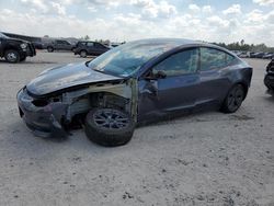 Salvage cars for sale at Houston, TX auction: 2023 Tesla Model 3