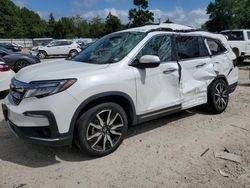 Salvage cars for sale at Hampton, VA auction: 2022 Honda Pilot Touring