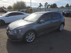 Volkswagen Golf tdi Vehiculos salvage en venta: 2015 Volkswagen Golf TDI