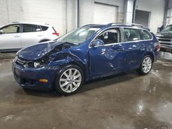 Salvage cars for sale at Ham Lake, MN auction: 2013 Volkswagen Jetta TDI