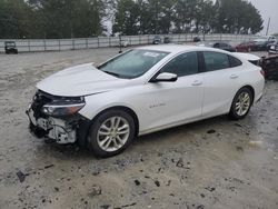 Salvage cars for sale at Loganville, GA auction: 2017 Chevrolet Malibu LT