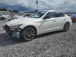 Infiniti salvage cars for sale: 2018 Infiniti Q50 RED Sport 400