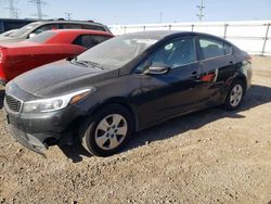 Salvage cars for sale at Elgin, IL auction: 2017 KIA Forte LX