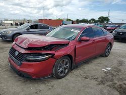 Salvage cars for sale at Homestead, FL auction: 2024 Honda Accord Hybrid EXL