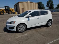 Chevrolet salvage cars for sale: 2016 Chevrolet Sonic LS