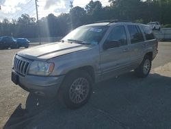 2002 Jeep Grand Cherokee Limited en venta en Savannah, GA