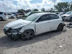 Salvage cars for sale at Riverview, FL auction: 2017 Honda Accord Sport