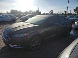 Flood-damaged cars for sale at auction: 2017 Ford Fusion SE