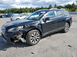 Salvage cars for sale at Windham, ME auction: 2016 Subaru Outback 2.5I Limited