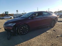 Salvage cars for sale at Chicago Heights, IL auction: 2015 Chrysler 200 C