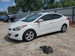 Salvage cars for sale at Riverview, FL auction: 2013 Hyundai Elantra GLS