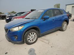 Salvage cars for sale at Kansas City, KS auction: 2013 Mazda CX-5 Touring