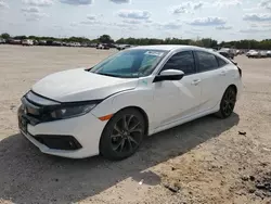 Salvage cars for sale at San Antonio, TX auction: 2020 Honda Civic Sport