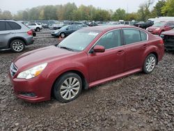 Salvage cars for sale at Chalfont, PA auction: 2012 Subaru Legacy 2.5I Limited