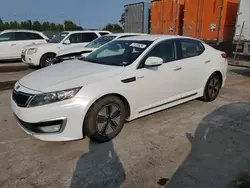 Salvage cars for sale at Bridgeton, MO auction: 2013 KIA Optima Hybrid