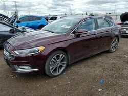 Ford salvage cars for sale: 2017 Ford Fusion Titanium